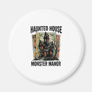 Grusel-Shirt mit Vintage-Design von Monster Manor Magnet