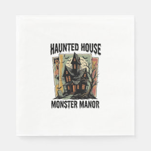 Grusel-Shirt mit Vintage-Design von Monster Manor Serviette