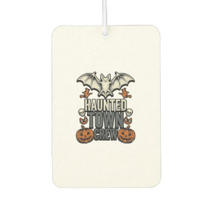 Grusel-Shirt Retro Halloween-Fledermaus-Kürbis Autolufterfrischer