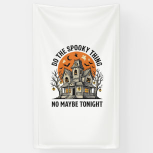 Grusel-Shirt Spuk Vintage Halloween-Design Banner
