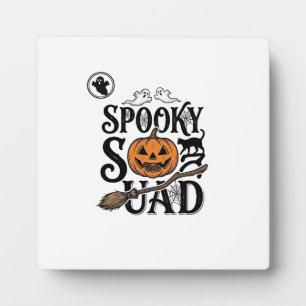 Grusel-Shirt Vintage-Halloween-Gruppendesign_ Fotoplatte