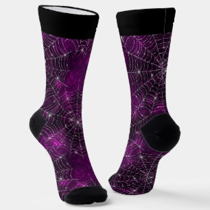 Grusel Spinnennetz Socken