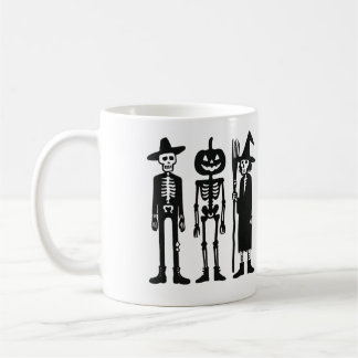 Grusel-Trio-Skelett Halloween-Tasse Kaffeetasse