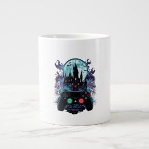 Gruselburg-Horror-Gamer-Design-Tasse Jumbo-Tasse