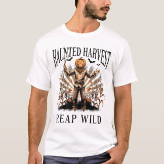 Gruselernte-Kürbiss Vogelscheuchen-T-Shirt T-Shirt