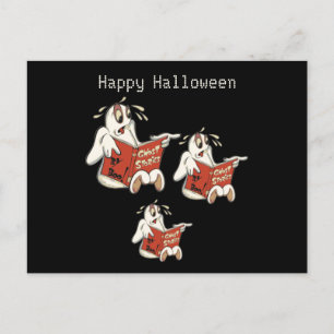 Gruselgeschichten Halloween-Postkarte Postkarte