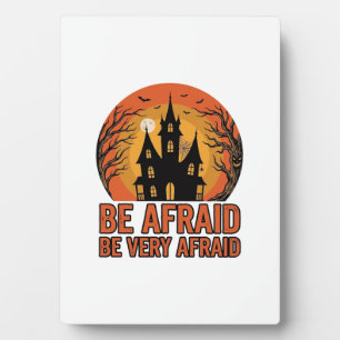 Gruselhaus Hab Angst Vintage Halloween-Design_1 Fotoplatte