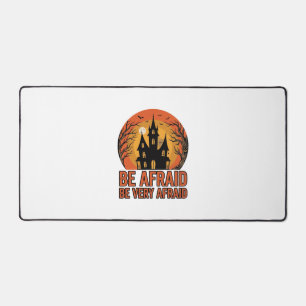 Gruselhaus Hab Angst Vintage Halloween-Design_1 Schreibtischunterlage
