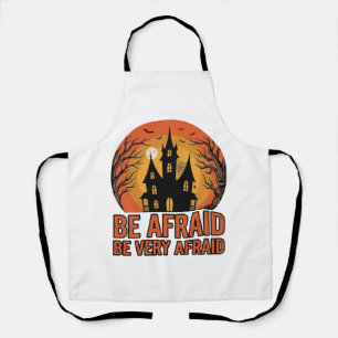 Gruselhaus Hab Angst Vintage Halloween-Design_1 Schürze