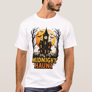 Gruselhaus zur Halloween-Mitternacht T-Shirt