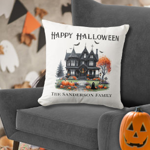 Gruselig Frohes Halloween Kissen