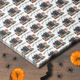 Gruselig Frohes Halloween Seidenpapier