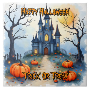 Gruselig süße trendige Halloween-Kollektion Fliese