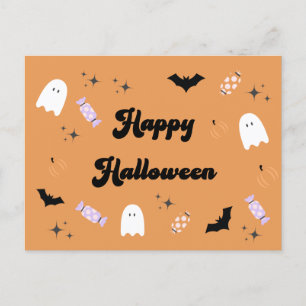 Gruselig Süßes Frohes Halloween Postkarte