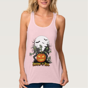 Gruselig tolles Halloween-Nacht-T-Shirt Tank Top