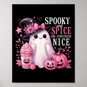 Gruselig und Gewürz und alles Schöne Halloween Pin Poster
