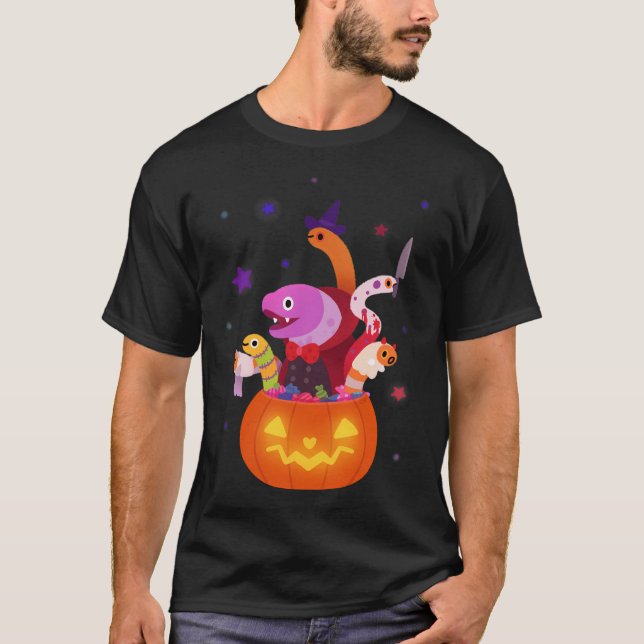 Gruselige Aale T-Shirt (Vorderseite)