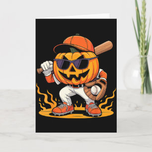 Gruselige Baseball-Halloween-Kostüme Herren Jungen Karte