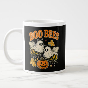 Gruselige Bienen Lustige Geisterbiene Pun Cute Hal Jumbo-Tasse