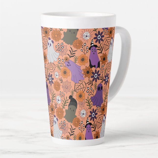 Gruselige Blumen Milchtasse (Rechte Ecke)