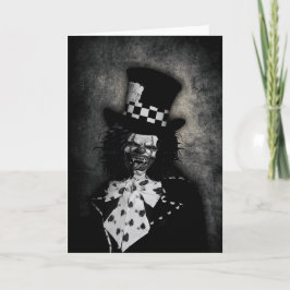 Gruselige Clown-Gruß-Karte Karte