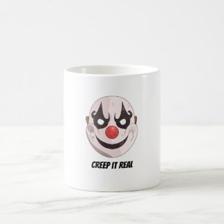 Gruselige Clown-Maske Halloween Grafik Echt Grusel Kaffeetasse