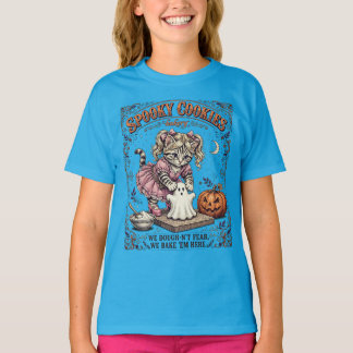 Gruselige Cookies Glam Kitten Bäckerei Halloween P T-Shirt