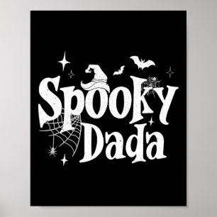 Gruselige Dada-Hexe Lustiges Halloween-Kostüm Dad Poster