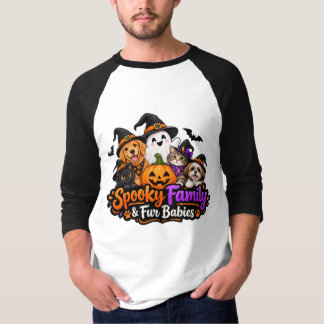 Gruselige Familie & Fellbabys Halloween | Süßer Hu T-Shirt