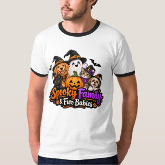 Gruselige Familie & Fellbabys Halloween | Süßer Hu T-Shirt