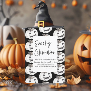 Gruselige Feier   Frohe Halloween-Einladung Einladung
