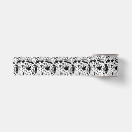 Gruselige Geistessilhouette-Bandkunst Satinband