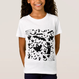 Gruselige Geistessilhouette Szene Kunst T-Shirt