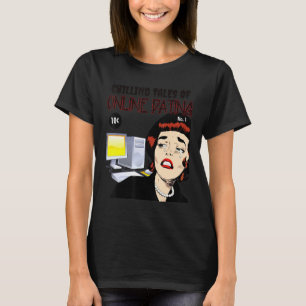 Gruselige Geschichten Online Dating Vintage Comic- T-Shirt
