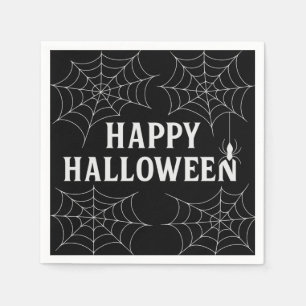 Gruselige Getränke Frohes Halloween Spinnennetze V Serviette