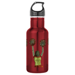 Gruselige Gothic Cheer Art Edelstahlflasche