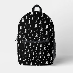 Gruselige gothische Geist-Illustration Bedruckter Rucksack