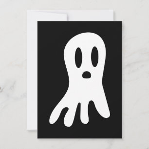 Gruselige gothische Geist-Illustration Karte