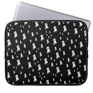 Gruselige gothische Geist-Illustration Laptopschutzhülle
