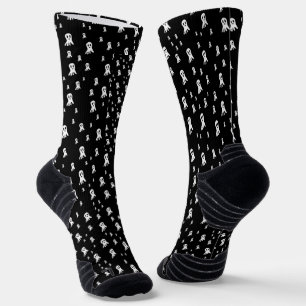 Gruselige gothische Geist-Illustration Socken