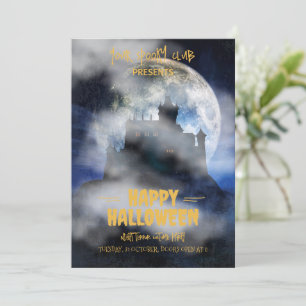 Gruselige Halloween-Einladung, Boo Halloween-Party Einladung