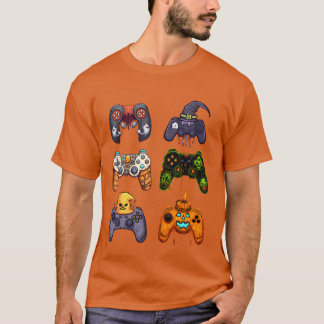 Gruselige Halloween-Gaming-Controller Halloween-Ju T-Shirt