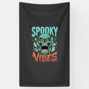 Gruselige Halloween-Geist-Schädel-Design_1 Banner