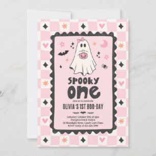 Gruselige Halloween-Geisterparty zum 1. Geburtstag Einladung