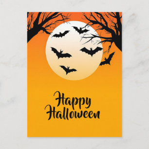 Gruselige Halloween-Grußkarte Postkarte