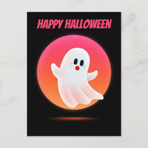 Gruselige Halloween-Grußkarte Postkarte