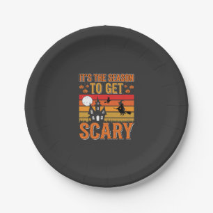 Gruselige Halloween-Hexen-Spookshaus-Design_1 Pappteller