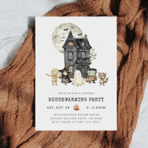 Gruselige Halloween-Housewarming-Party