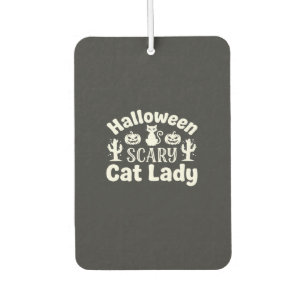 Gruselige Halloween-Katzenlady_1 Autolufterfrischer