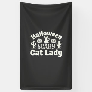 Gruselige Halloween Katzenlady_1 Banner